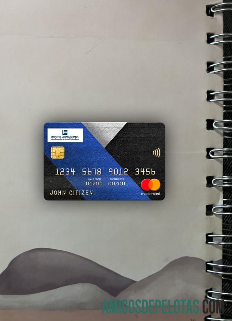 Líbano Emirados Líbano Banco Mastercard Photolook Front exemplo